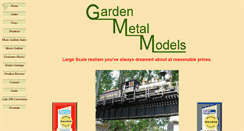 Desktop Screenshot of gardenmetalmodels.com